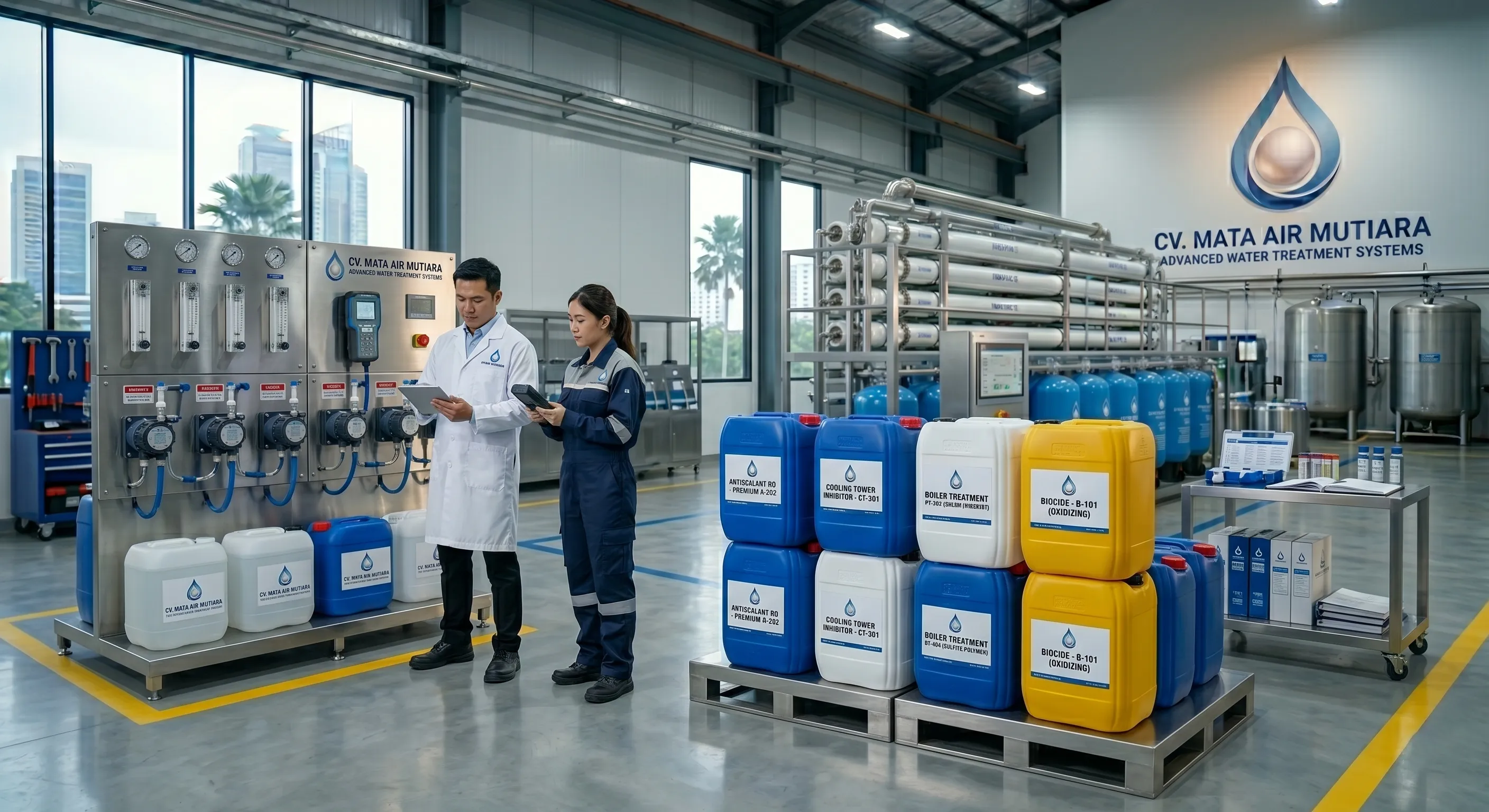Chemical Water Treatment | Chemical Pengolahan Air Industri | CV. Mata Air Mutiara